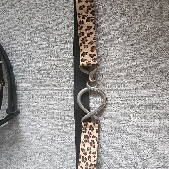 Source Unknown Brown and Leopard Print Belts - Picture 2 of 4